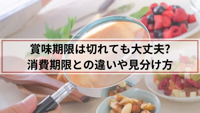 賞味期限の見分け方