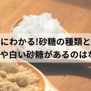 砂糖　簡単に　違いを　サムネ